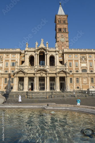 Cathedral of Santa Maria Maggiore in Rome on Italy photo