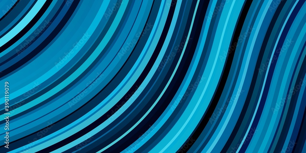 Light BLUE vector backdrop with bent lines. Light BLUE vector backdrop with bent lines.