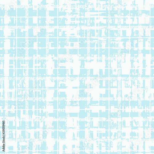 Plaid check patten watercolor vector seamless fabric texture print.