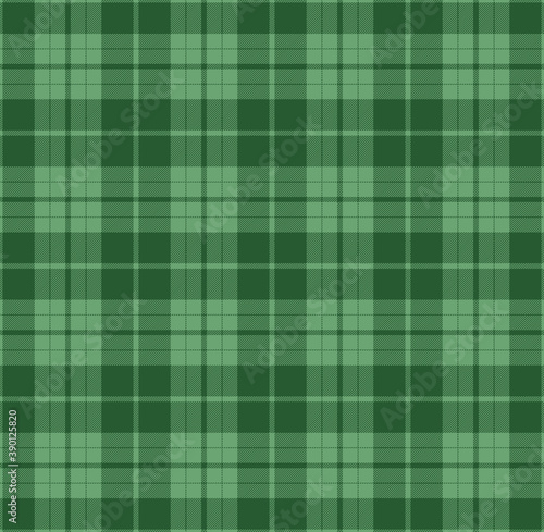 Green tartan plaid. Textile pattern design for pillows, shirts, dresses, tablecloth etc.