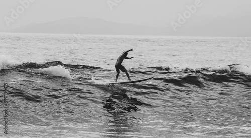 surfer in action