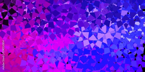 Light purple, pink vector layout with triangle forms.