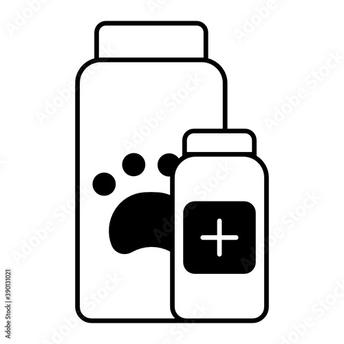 Health Care Pet medicine Concept vector Icon design, Animal foster care and Shelter Symbol on White Background 
