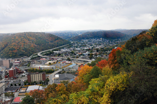 The Town of Johnstown Pennsylvania from Above