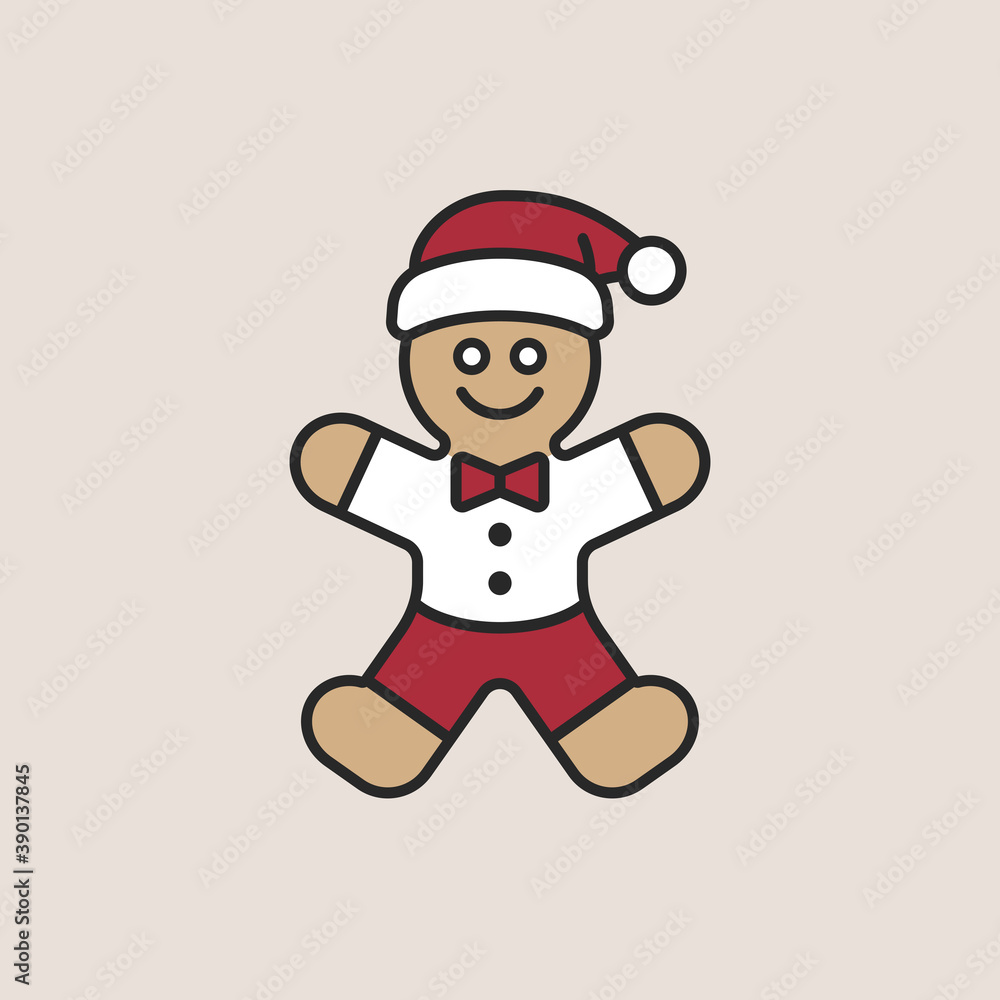 Gingerbread Man Vector Illustration Icon
Gingerbread Man Vector Illustration Icon