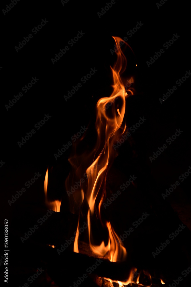 Fototapeta premium fire in the night