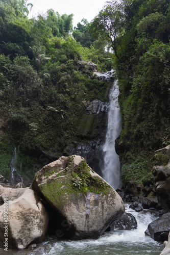 Air Terjun Kedung Kayang. Waterfall Indonesia Jogja Central Java