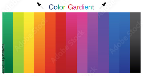 Complementary colors are opposite each other. Vector graphic illustration guide.
