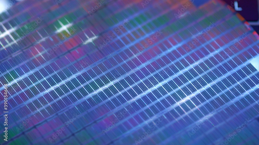 Obraz premium Silicon wafer