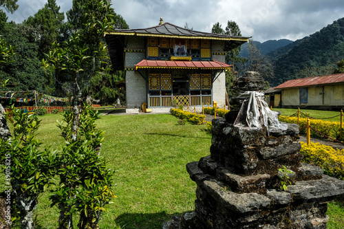 Dubdi Monastery in Yuksom on November 2, 2020 in Sikkim, India. photo