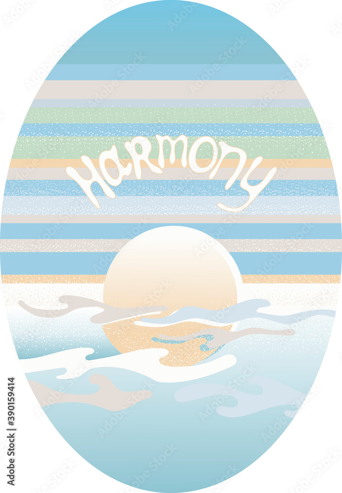 harmony of the world in heavenly shades