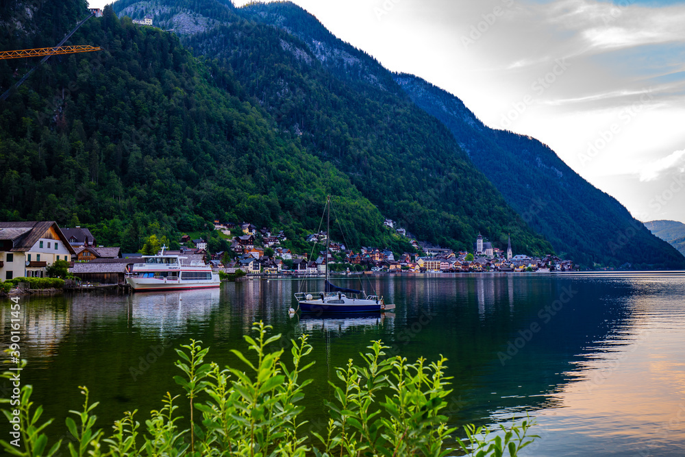 Hallstatt is a village with a history of 7000 years. Austria.