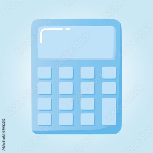 education calculator maths school elementary cartoon icon