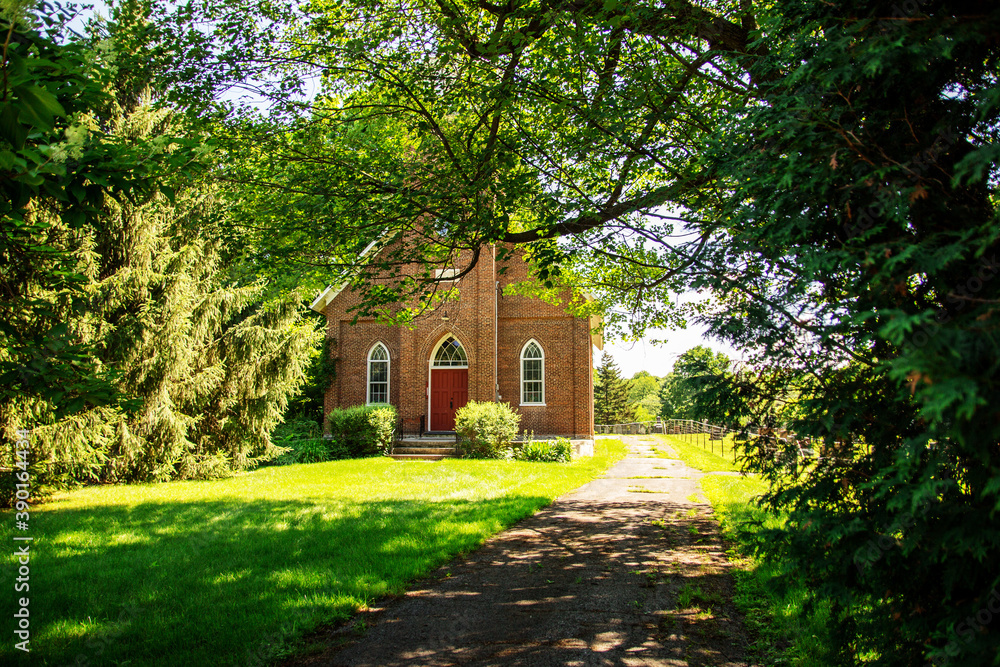 Obraz premium church in the woods