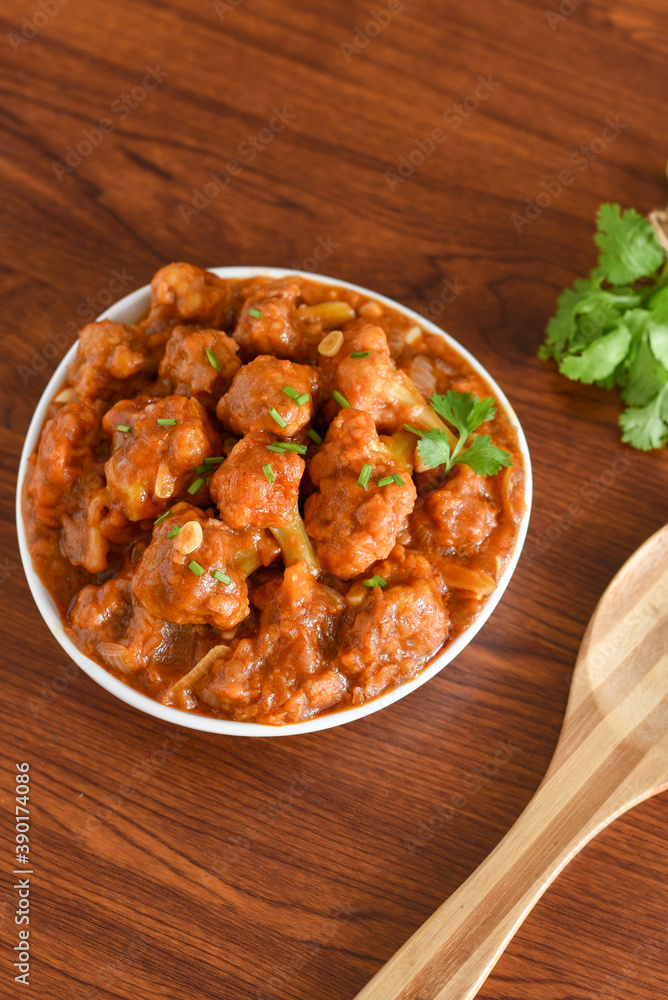 Gobi Manchurian dry and with gravy , Gobi 65 popular street food Delhi