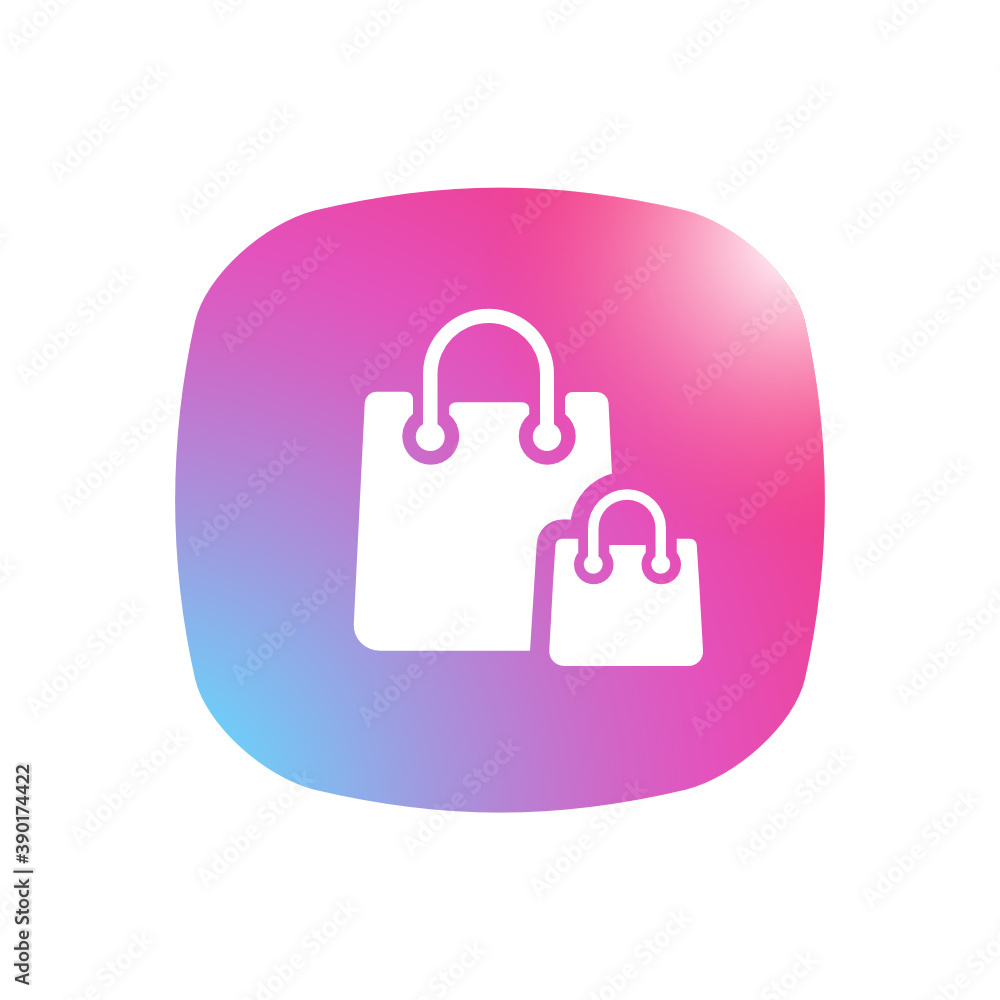 Shopping Bag - Mobile App Icon Shopping Bag - Mobile App Icon