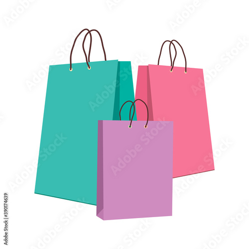 Purchased packages for an online store design on a white background