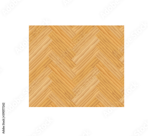 Herringbone parquet pattern, vector illustration of a typical wooden floor. Seamless material texture background
