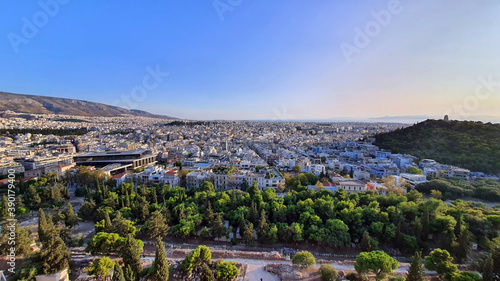 city panorama greece athens