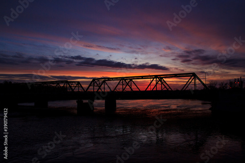 bridge at sunset © juliobenitez