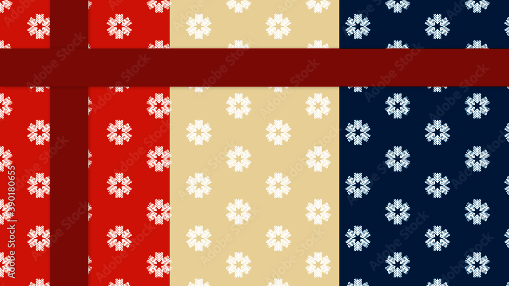 Christmas snowflake wrapping paper pattern Christmas snowflake wrapping paper pattern