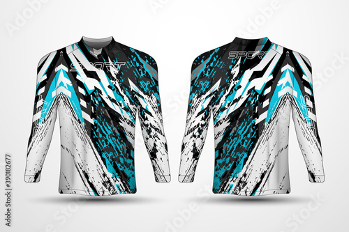 T-shirt template, sport racing jersey, soccer jersey