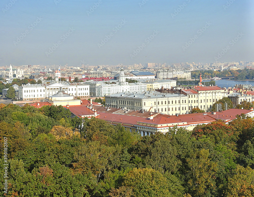 panorama of St. Petersburg