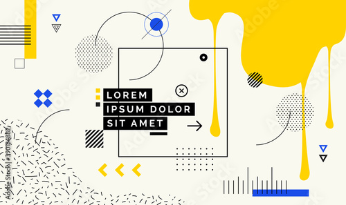 Modern abstract cover, minimal cover design. Colorful geometric background, vector illustration.
