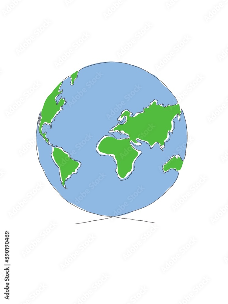 Earth drawed by one line, few shades, planet, world. Earth drawed by one line, few shades, planet, world.