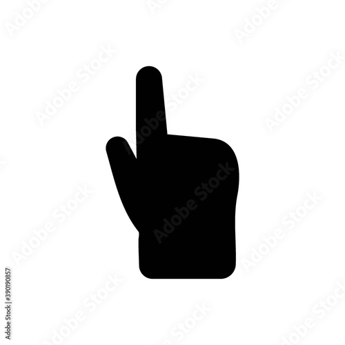 Finger point icon
