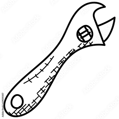  Spanner icon design for Repair and maintenance 