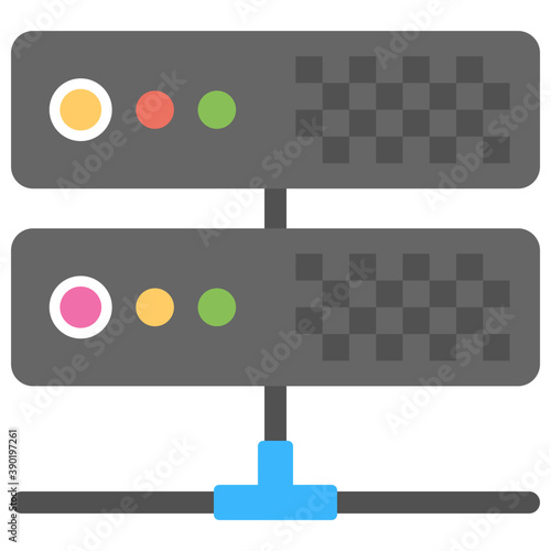 
A mainframe or database server, shared server
