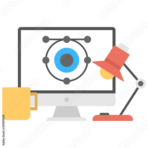 
A mobile screen with coding script, adaptive modulation coding
