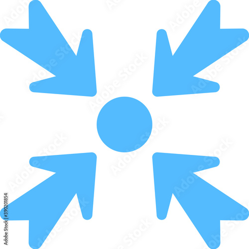 
Four arrows group indicating, full screen sign 
