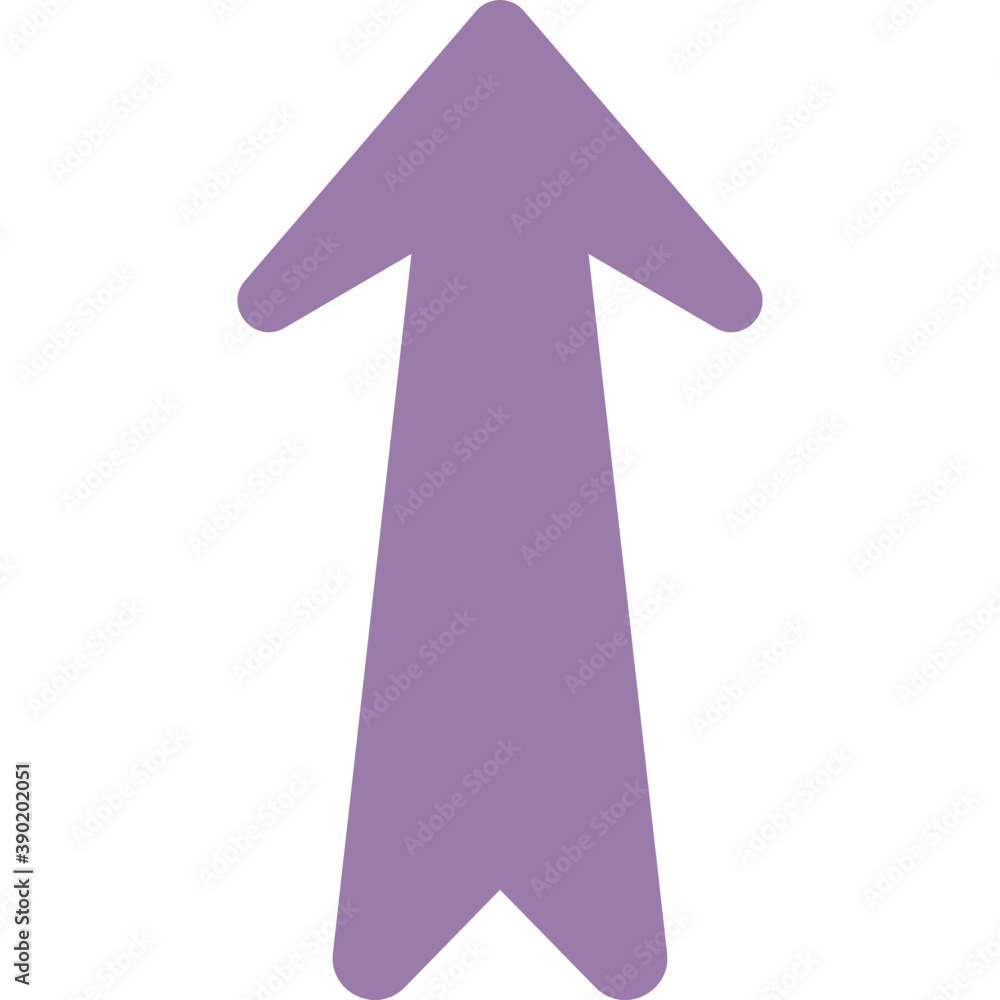 A curved arrow showing upward indication or direction
A curved arrow showing upward indication or direction