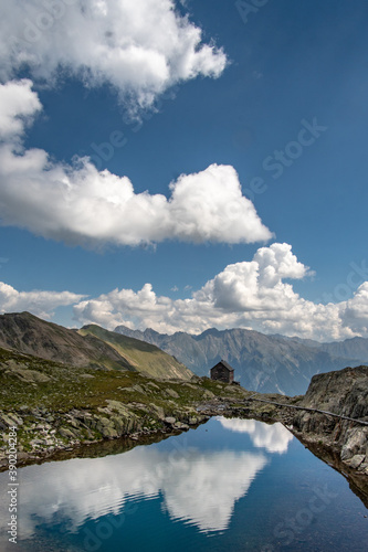 Europe, Alps, Tirol, Austria, Erlanger Hütte, Lake, Mountainlake