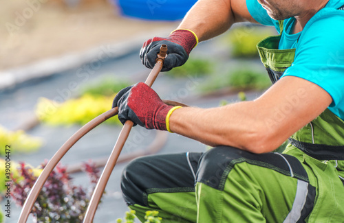 Garden Irrigation System Assembly