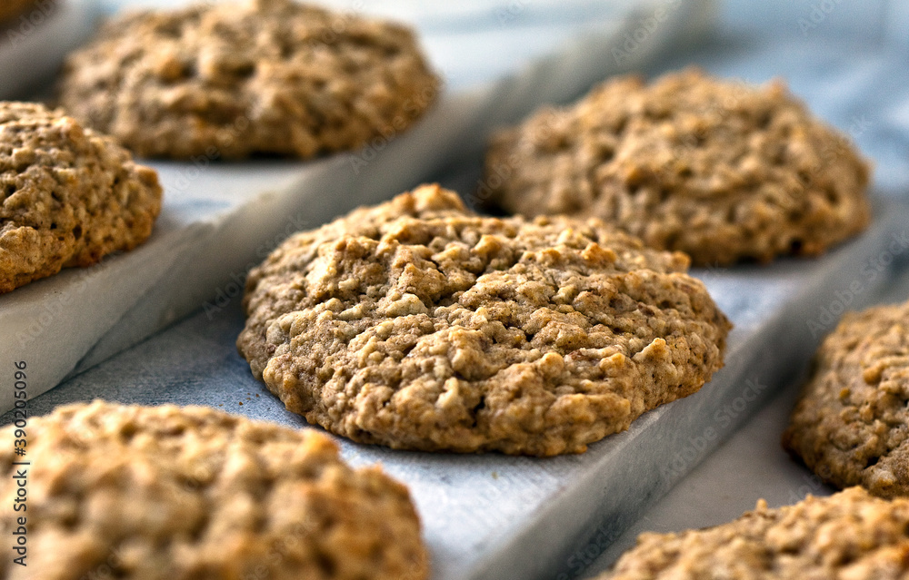 Close up of apple walnut drop scones Close up of apple walnut drop scones
