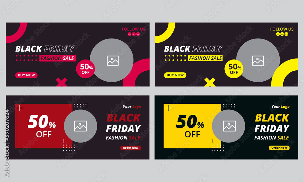 custom made wallpaper toronto digitalBlack friday abstract banner design web template Set, Horizontal header web banner. Modern Geometric Blue Triangle cover header background for website design, Social Media Cover ads banner, flyer.