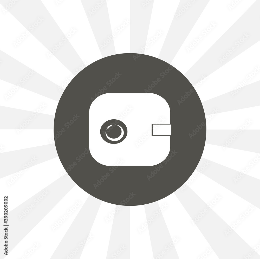 Safe isolated simple solid vector icon Safe isolated simple solid vector icon