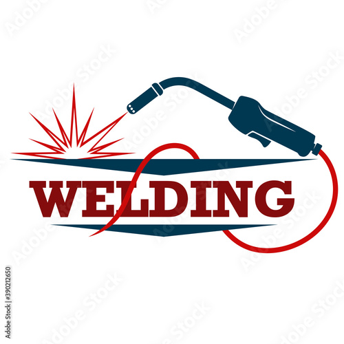 Welding machine symbol for welder design