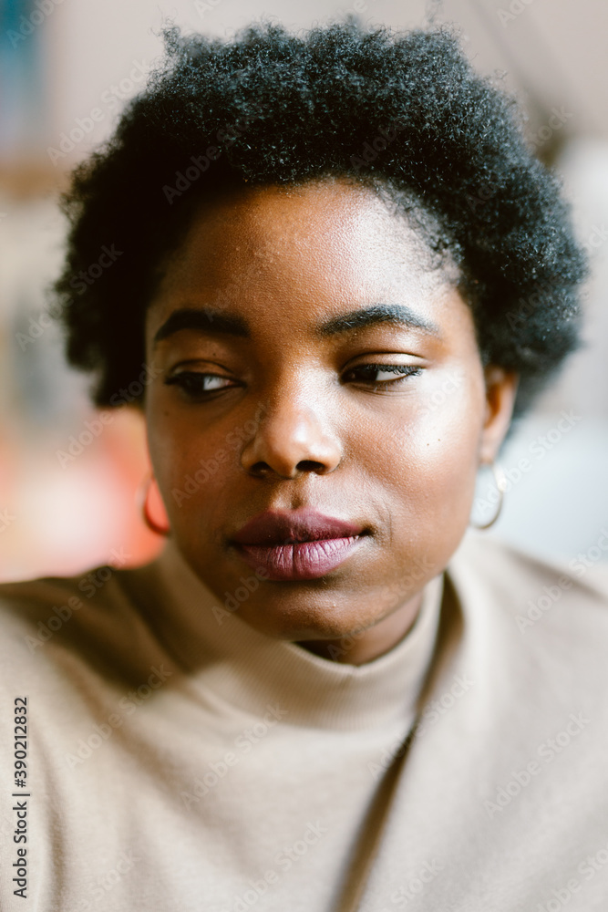 afro empowered woman. afro empowered woman.