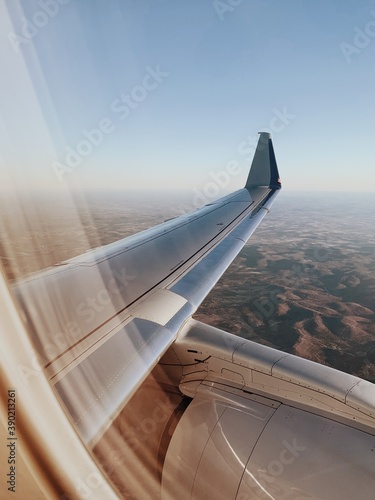 Airplane Wing Shot photo