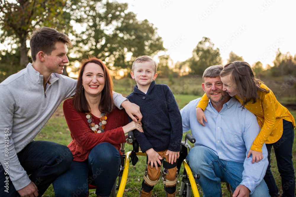 Happy Family of Five Happy Family of Five