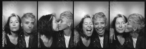 love in the photo booth. photo