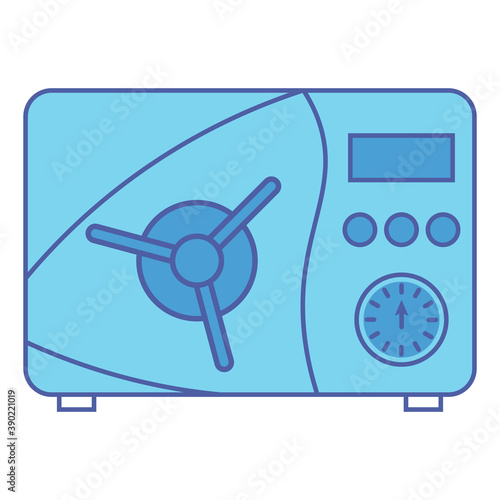 Autoclave icon. Professional sterilization equipment, industrial disinfection. Sterile surface. Autoclave machine for sterilize instruments. Medical device sterilization. Vector