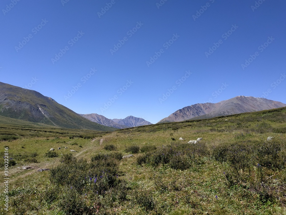 landscape with sky, Russia