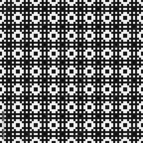 Abstract Cross Pattern Dots Logo generative computational art illustration