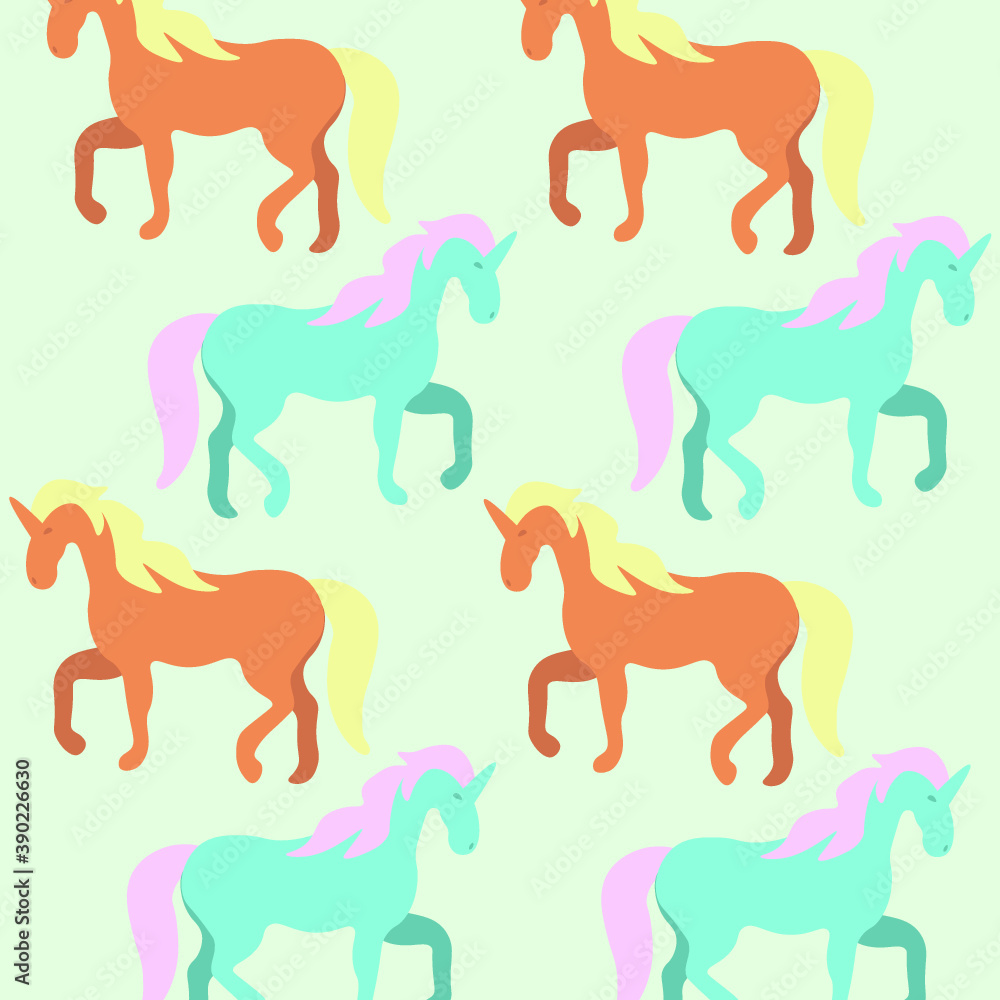 Unicorn Pattern Background Unicorn Pattern Background