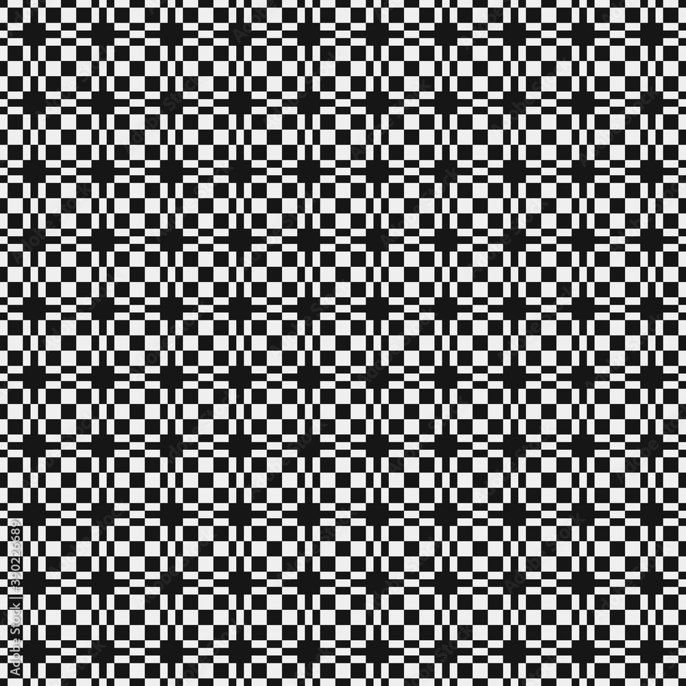 Abstract Cross Pattern Dots Logo generative computational art illustration